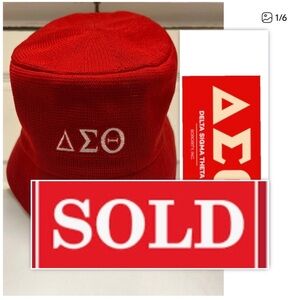 Delta Sigma Theta Embroidered Bucket Hat